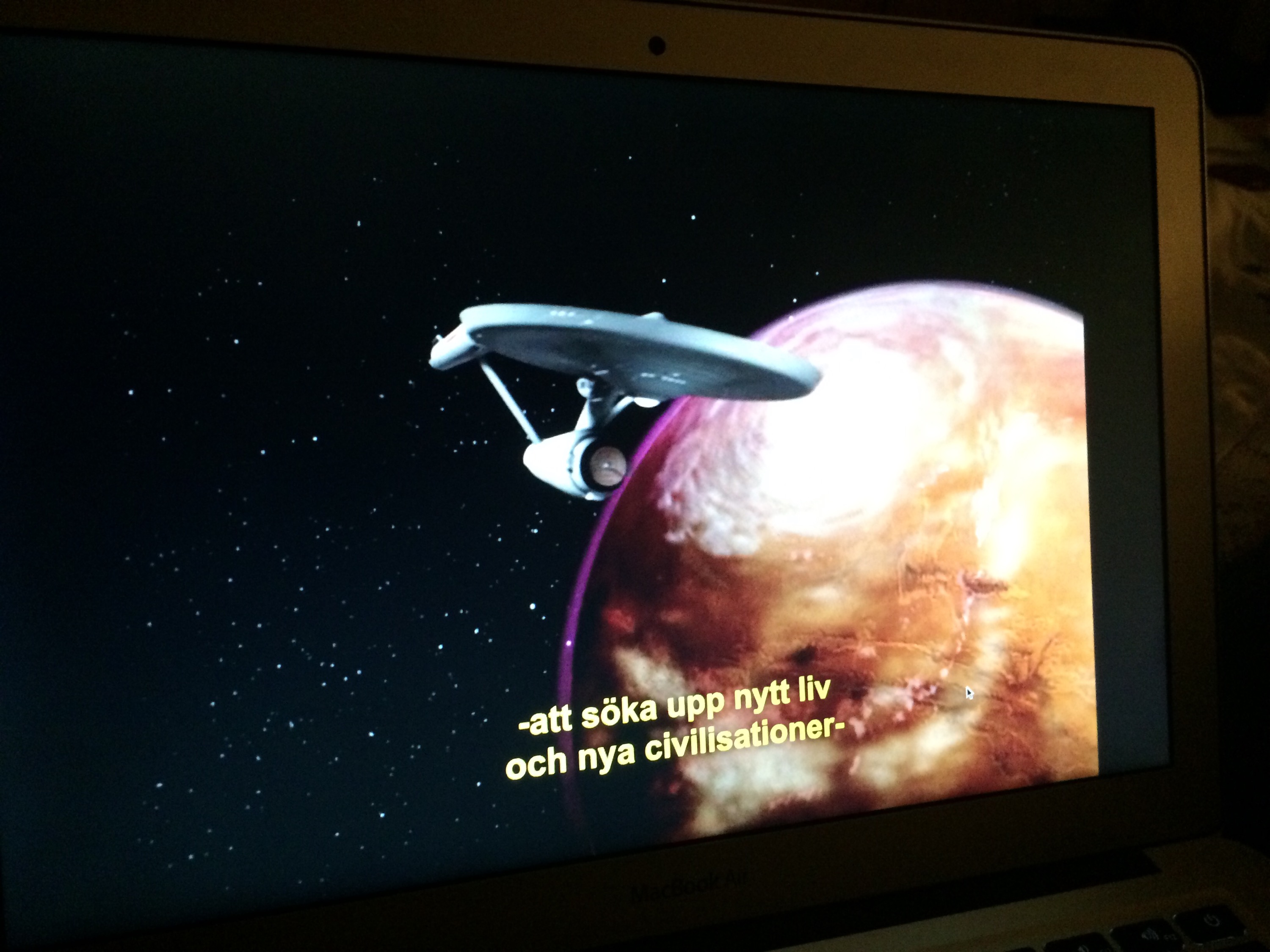 rymdskeppet Enterprise i Star Trek